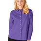 Women's Pocketless Cotton Twill Shirt - BG6213 - Violet