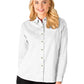 Women's Pocketless Cotton Twill Shirt - BG6213 - White