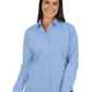 Women's Pocketless Long Sleeve Superblend Poplin Shirt - BG6216 - Light Blue