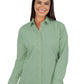 Women's Pocketless Long Sleeve Superblend Poplin Shirt - BG6216 - Sage