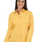 Women's Pocketless Long Sleeve Superblend Poplin Shirt - BG6216 - Yellow
