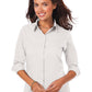 Women's Pocketless 3/4-Sleeve Poplin Shirt - BG6260 - White