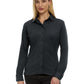 Women's Pocketless Knit Stretch Woven Shirt - BG6273 - Graphite
