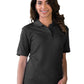 Women's Pocketless Soft Touch Polo - BG6500 - Black
