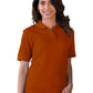 Women's Pocketless Soft Touch Polo - BG6500 - Burnt Orange