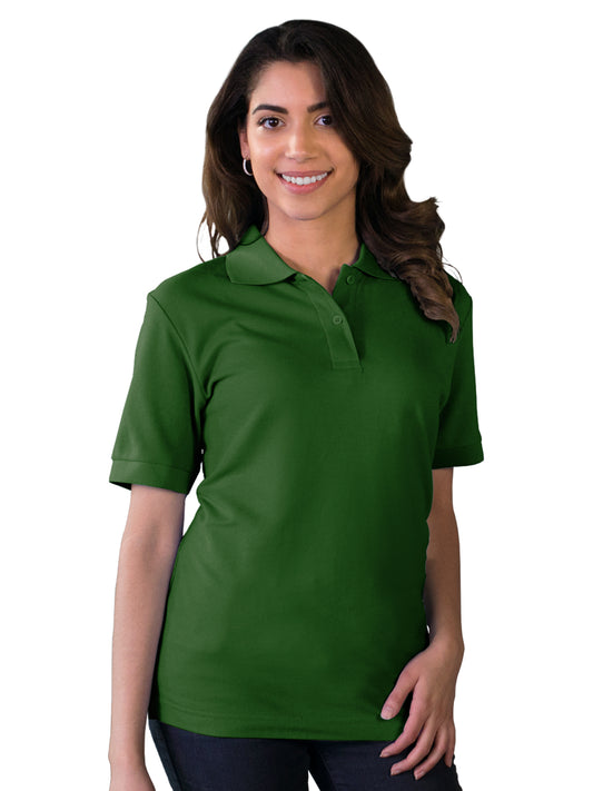 Women's Pocketless Soft Touch Polo - BG6500 - Hunter