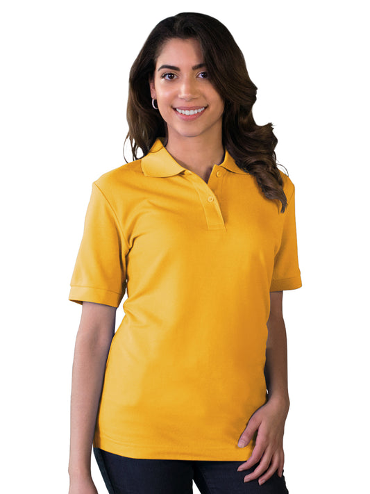 Women's Pocketless Soft Touch Polo - BG6500 - Yellow