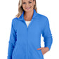 Women's 2-Pocket Micro Fleece Full Zip Jacket - BG6951 - Polar Blue