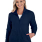 Women's 2-Pocket Micro Fleece Full Zip Jacket - BG6951 - Polar Navy