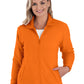 Women's 2-Pocket Micro Fleece Full Zip Jacket - BG6951 - Polar Orange