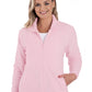Women's 2-Pocket Micro Fleece Full Zip Jacket - BG6951 - Polar Pink