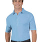 Men's Pocketless Bonded Collar Dress Polo - BG7007 - Light Blue