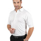 Men's Pocketless Bonded Collar Dress Polo - BG7007 - White