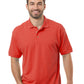 Men's Pocketless Superblend Short Sleeve Polo - BG7204 - Coral