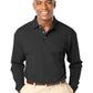 Men's Pocketless Superblend Long Sleeve Polo - BG7207 - Black