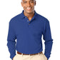 Men's Pocketless Superblend Long Sleeve Polo - BG7207 - French Blue