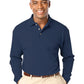 Men's Pocketless Superblend Long Sleeve Polo - BG7207 - Navy
