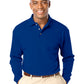 Men's Pocketless Superblend Long Sleeve Polo - BG7207 - Royal
