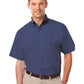 Men's 1-Pocket Short Sleeve Value Poplin Shirt - BG7210S - Navy