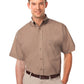 Men's 1-Pocket Short Sleeve Value Poplin Shirt - BG7210S - Tan