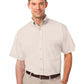 Men's 1-Pocket Short Sleeve Value Poplin Shirt - BG7210S - White