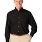 Men's 1-Pocket Superblend Poplin Shirt - BG7216 - Black