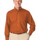 Men's 1-Pocket Superblend Poplin Shirt - BG7216 - Burnt Orange