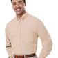 Men's 1-Pocket Superblend Poplin Shirt - BG7216 - Natural