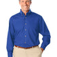 Men's 1-Pocket Superblend Poplin Shirt - BG7216 - Royal