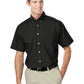 Men's 1-Pocket Short Sleeve Superblend Poplin Shirt - BG7216S - Black