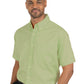 Men's 1-Pocket Short Sleeve Superblend Poplin Shirt - BG7216S - Cactus