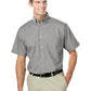 Men's 1-Pocket Short Sleeve Superblend Poplin Shirt - BG7216S - Grey