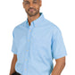 Men's 1-Pocket Short Sleeve Superblend Poplin Shirt - BG7216S - Light Blue