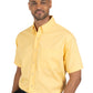 Men's 1-Pocket Short Sleeve Superblend Poplin Shirt - BG7216S - Maize