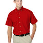 Men's 1-Pocket Short Sleeve Superblend Poplin Shirt - BG7216S - Red