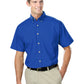 Men's 1-Pocket Short Sleeve Superblend Poplin Shirt - BG7216S - Royal