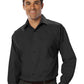 Men's 1-Pocket Stretch Poplin Shirt - BG7218 - Black