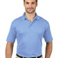 Men's Pocketless Wicking Short Sleeve Polo - BG7219 - Light Blue