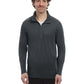 Men's Pocketless 1/4-Zip Long Sleeve Pullover - BG7230 - Graphite