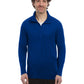 Men's Pocketless 1/4-Zip Long Sleeve Pullover - BG7230 - Royal
