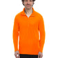 Men's Pocketless 1/4-Zip Long Sleeve Pullover - BG7230 - Safety Orange
