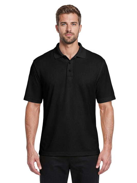 Men's Pocketless Ultra-Lux Polo - BG7231 - Black