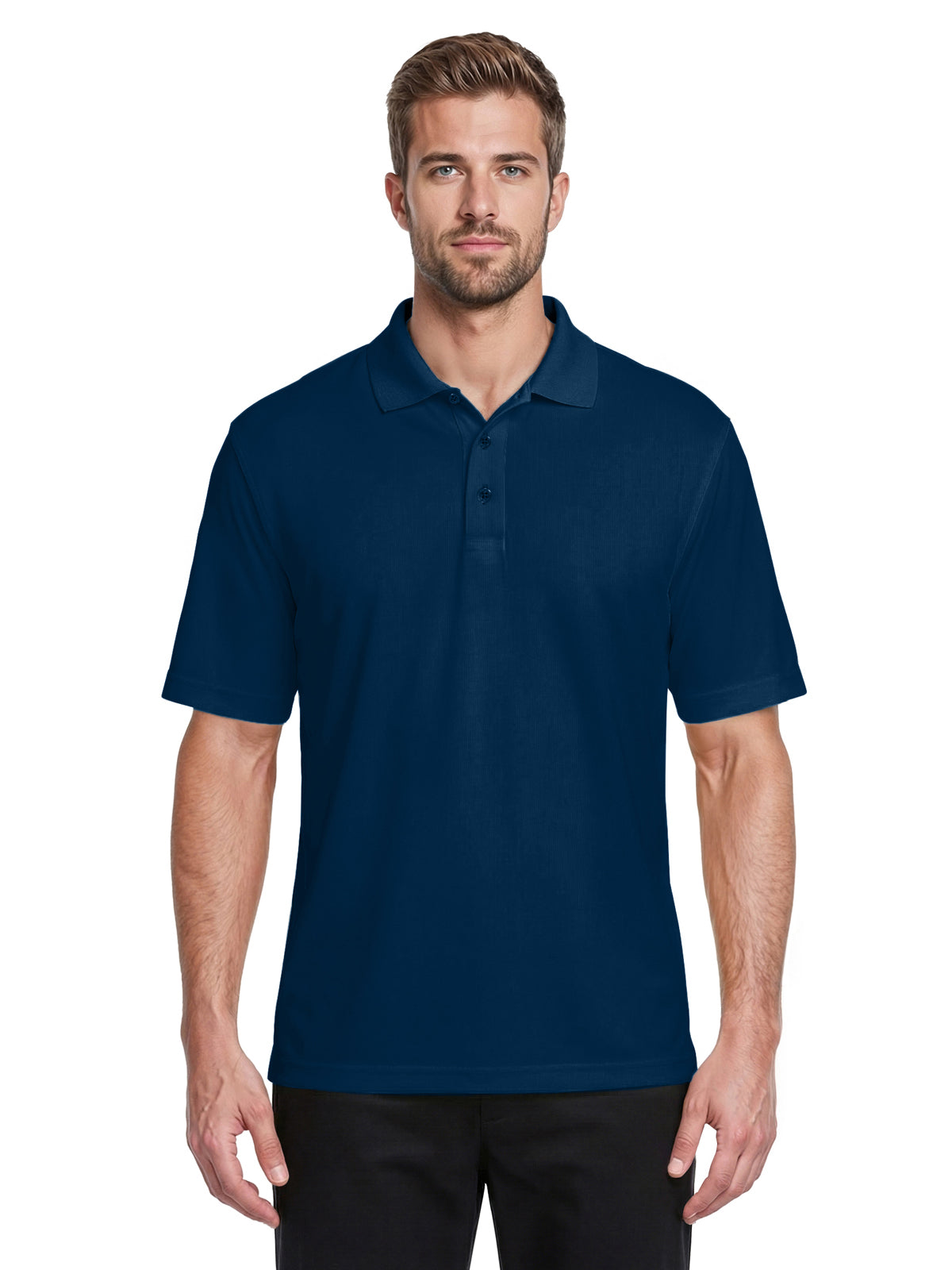 Men's Pocketless Ultra-Lux Polo - BG7231 - Navy