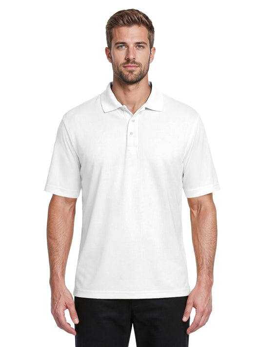 Men's Pocketless Ultra-Lux Polo - BG7231 - White
