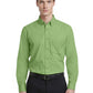 Men's 1-Pocket Matching Buttons Poplin Shirt - BG7266 - Cactus