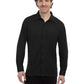 Men's Pocketless Knit Stretch Woven Shirt - BG7273 - Black