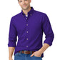 Men's 1-Pocket Cotton Twill Shirt - BG8213 - Grape