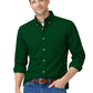 Men's 1-Pocket Cotton Twill Shirt - BG8213 - Hunter