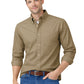 Men's 1-Pocket Cotton Twill Shirt - BG8213 - Tan