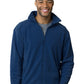Men's 2-Pocket Micro Fleece Full Zip Jacket - BG9951 - Polar Navy